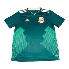 Adidas Youth Boy's Mexico Green Home 2017/18 World Cup Jersey Size L