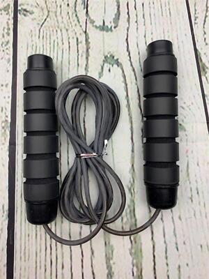 Jump Rope Tangle Free Rapid Speed Jumping Rope Cable Black