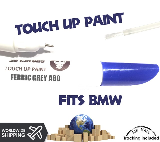 BMW FERRIC GREY Color Code A80 New Touch Up Paint for ALLOY WHEEL BMW M