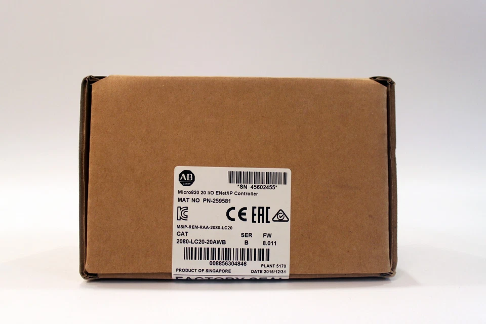 NUEVO Allen Bradley 2080-LC20-20AWB Micro820 20 E/S ENet/IP Controlador UPS Envío Foto 2 de 2