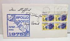 7/15/75 Apollo-Soyuz NASA 1st Day Cover Signed Stafford, Brand, Slayton RRP 187