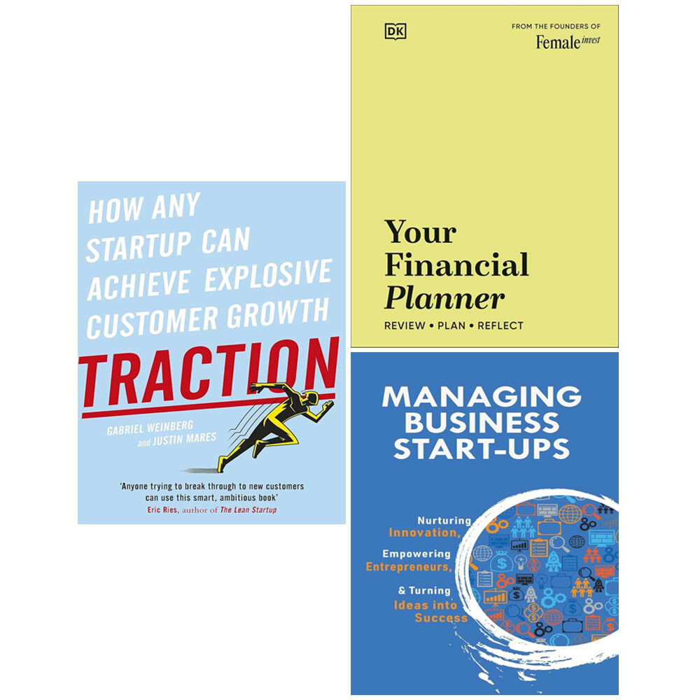 Traction, Managing Business Start-Ups, Your Financial Planner 3 Books Set