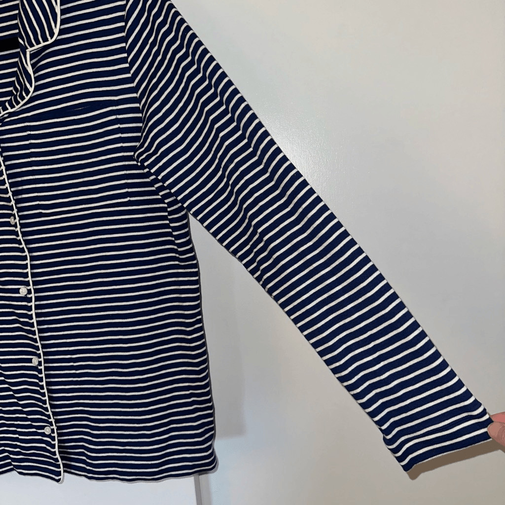 Talbots Women’s Collared Button Close Sleep Shirt… - image 4