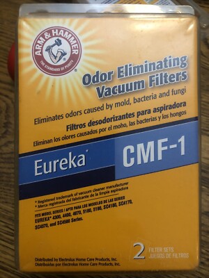  Arm & Hammer Eureka CMF-1 Odor Eliminating Vacuum Filters