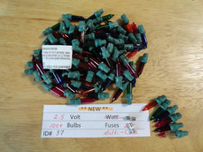 100 MULTI-COLOR Replacement Mini Glass Bulb Incandescent 2.5 Volt