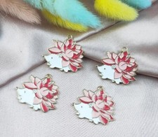 50pcs cartoon animal Metal Charm Pendant DIY Necklace Jewelry Making