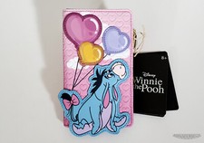   Loungefly Disney Winnie The Pooh Eeyore Heart Balloons Wallet - Exclusive New 