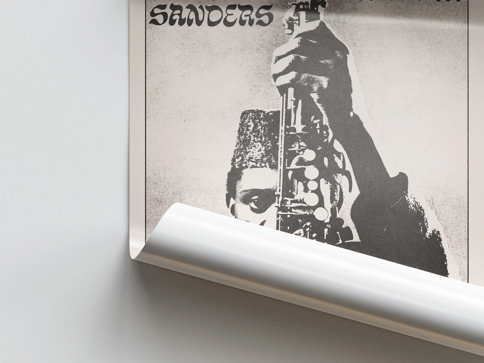 Pharoah Sanders Karma Vintage Jazz Poster Vertical Wall Art