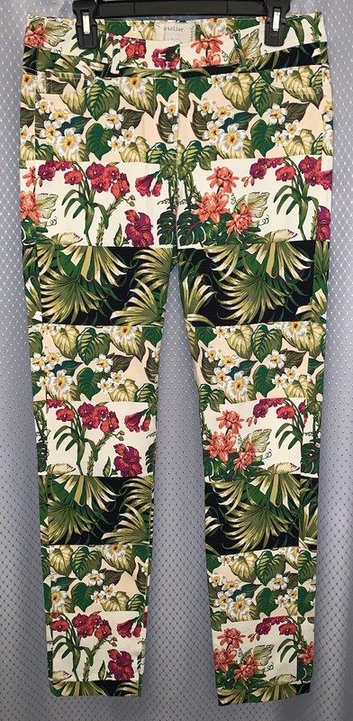 Nicole Miller Artelier tropical jeans size 10