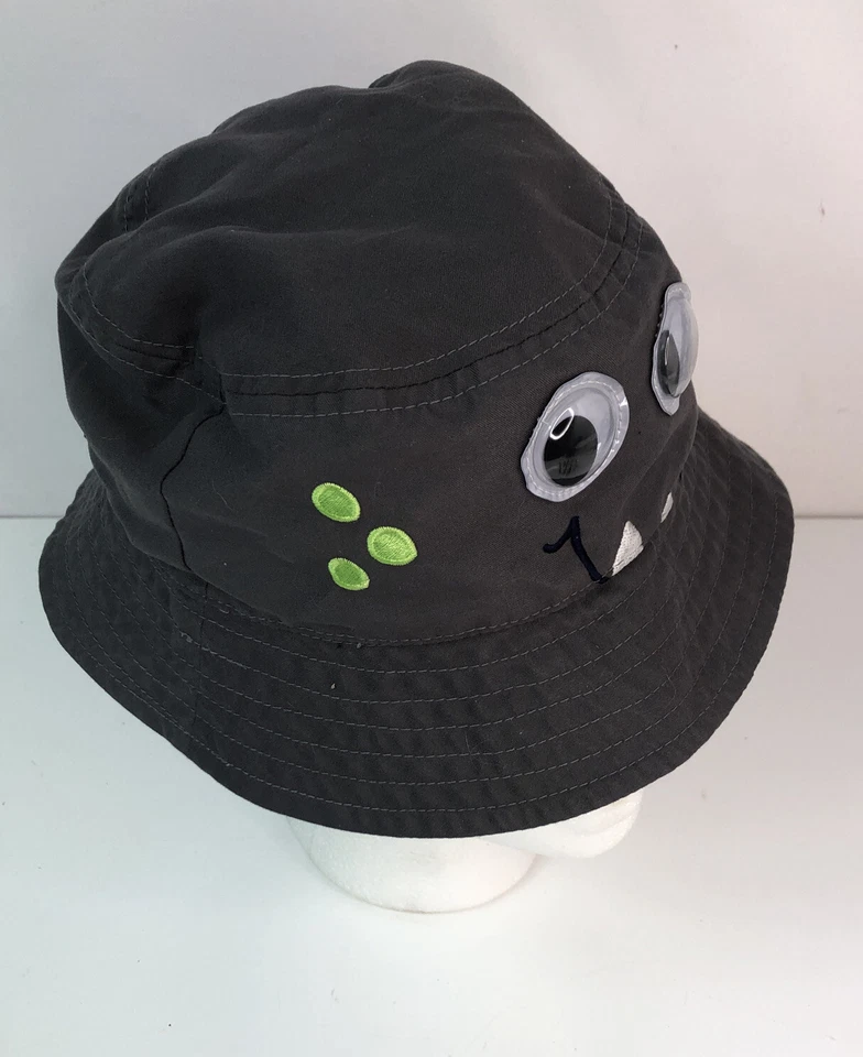 Sombrero de Monstruo Marrón Claro Frijoles Saltadores Infantiles Protección Solar Talla 2-4T Divertido Sombrero Foto 4 de 4