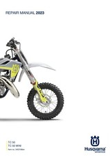 Husqvarna Service Workshop Shop Manual Book 2023 TC 50