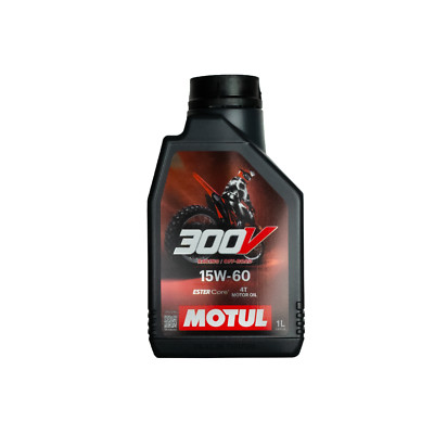 Motul 300V 15W60 Motoröl 4Takt Racing / Off Road ESTER Core Motorradöl 1 Liter