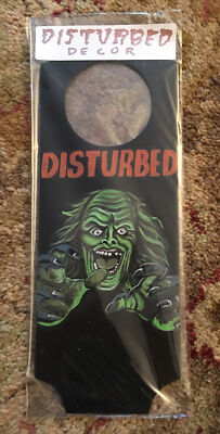 Original Horror Art  Disturbed Decor  Door Knob Hanger Creepy Green Monster