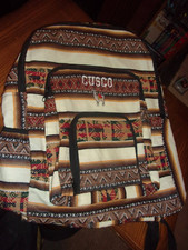 CUSCO Peruvian Woven Backpack W/ Zippers Southwestern styling - beautiful
