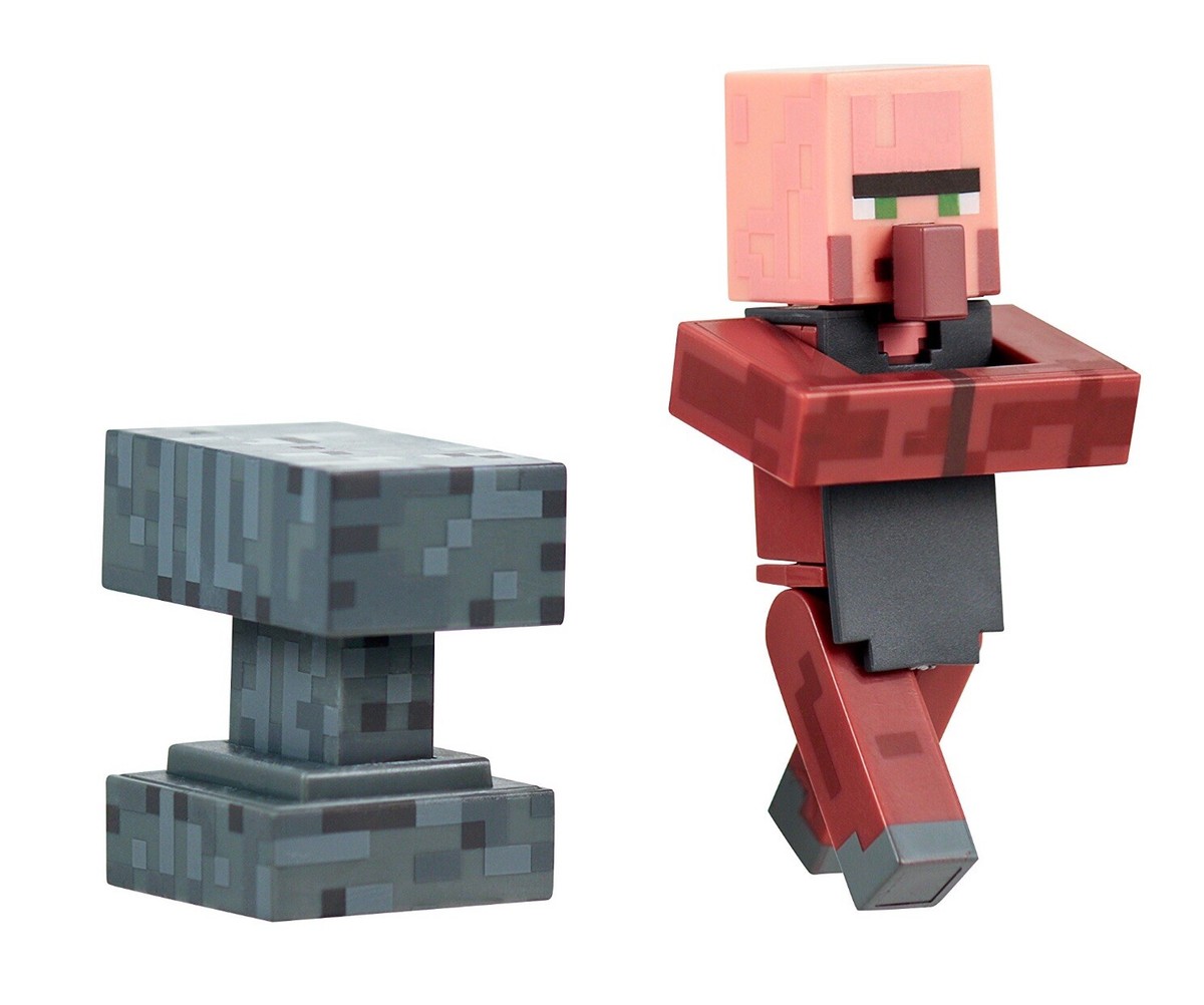 Minecraft Series Overworld Villager Blacksmith Figure Fully