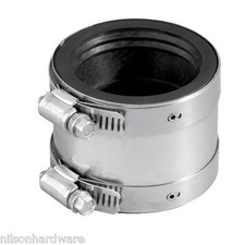 24-Fernco 3" PVC Drain Vent Pipe Shielded Transition Coupling Coupler Connector