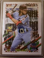 2021 topps holiday Alec Bohm #HW212 Base + SP Santa Belt Variation (426)