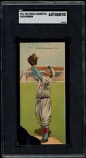 1911 Mecca T201 Mecca Double Folders Thomas Leach & George Gibson SGC Authentic
