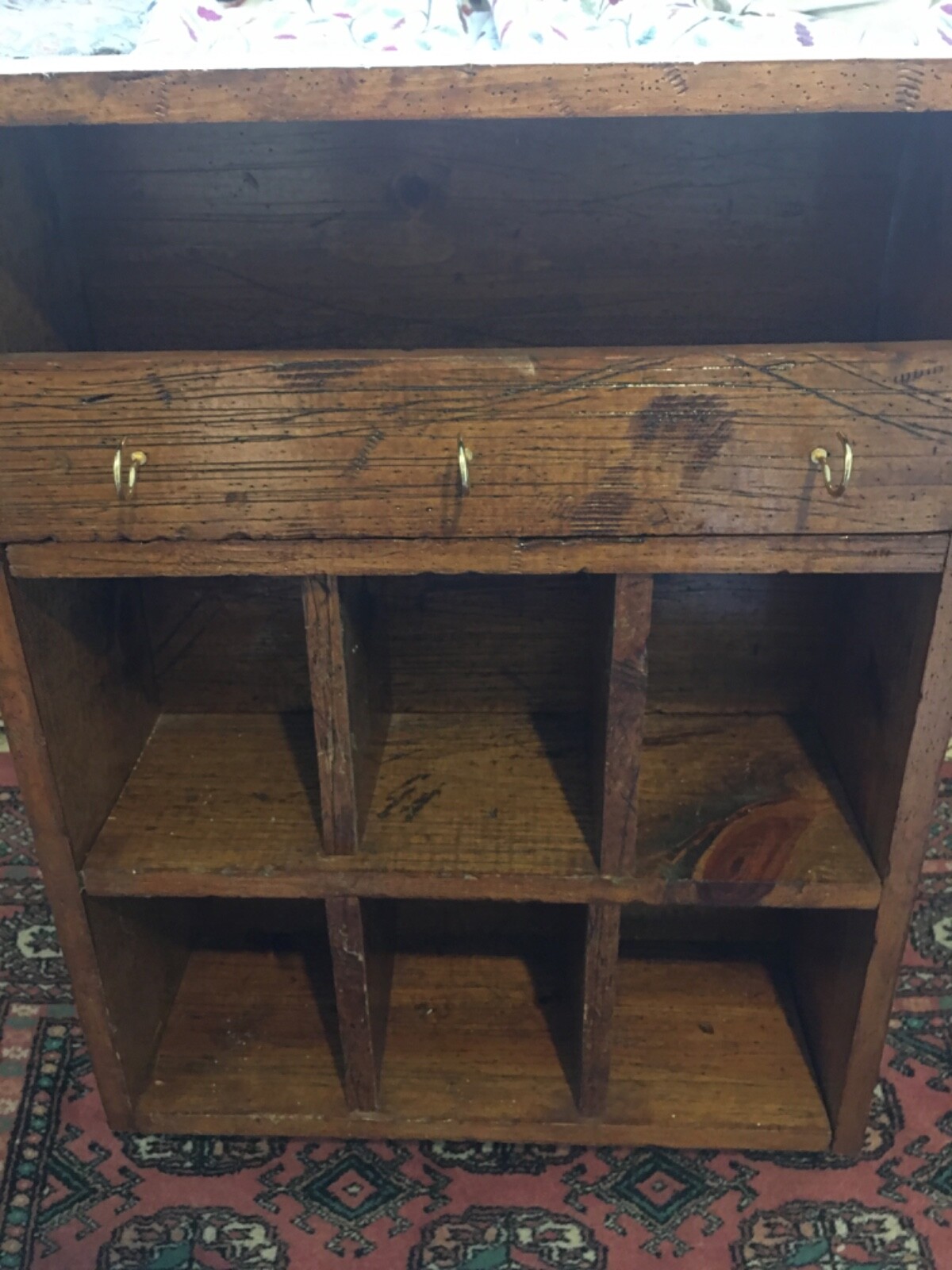 Handmade distressed pigeon hole wall eBay