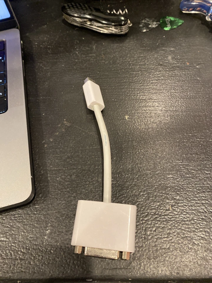 GENUINE OEM APPLE MINI-DVI TO DVI DISPLAY VIDEO ADAPTER CABLE M9321G/B NO BAG - Image 4 of 4