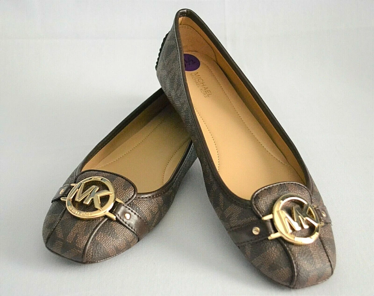Michael kors sales fulton flats brown
