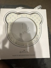New in Box Hallmark Baby Monthly Milestone Picture Frame