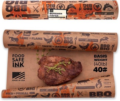 Premium Brown Butcher Paper Roll for Smoker - 18 Inches X 175 Feet, Made in USA