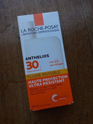 La Roche-Posay Anthelios SPF30 Solar Feuchtigkeitsspendende unsichtbare Flüssigkeit Haut 50ml NEU