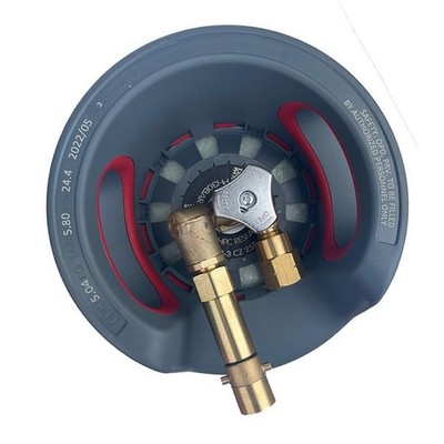 GasBank DUO Direct Refill Set mit Rückschlagventil + POL Auslass