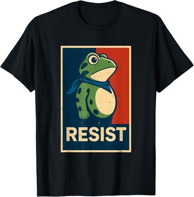Portland Frog Protest Retro Vintage T-Shirt