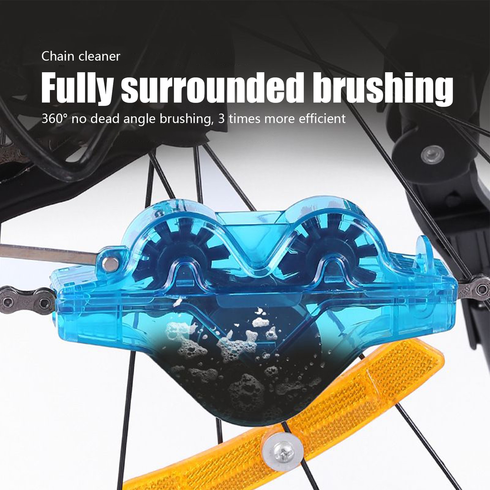 Bicycle Chain Cleaner Bike Chain Cleaning Tool Cycling Chain Brushes