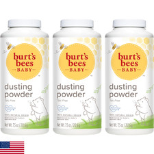Burt's Bees Baby Dusting Powder, 100 Natural Origin, Talc-Free, Pediatrician Te
