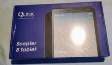 Q Link Wireless Scepter 8" 16GB Wi-Fi Tablet - Black - New Sealed Android Google