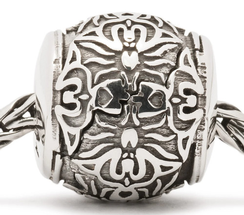 Trollbeads Sterling Barrel Shape Opposites Bead TAGBE-60003