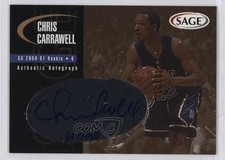 2000 Sage Authentic Auto Bronze 617/650 Chris Carrawell #A6 Auto 7m4