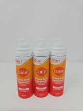Lume Whole Body Deodorant Spray Clean Tangerine Travel Size 1 oz. LOT of 3