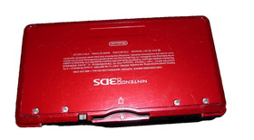 Nintendo 3DS Console Flame Red  CTR-001 Tested Authentic + Charger + Case