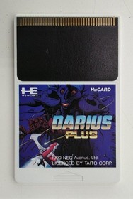 Darius Plus NEC PC Engine HuCARD Game Software Taito NEC Avenue Used Japan