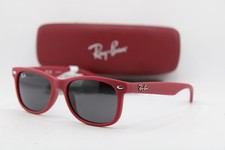 NEW RAY-BAN JUNIOR RJ 9052S 717887 RED RUBBER AUTHENTIC SUNGLASSES 47-15