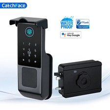 Catchface TTLock Fingerprint Smart Door Lock Waterproof RFID Keyless Entry