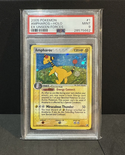 Ampharos graded PSA 9 for sale on eBay
