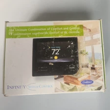 Carrier Infinity System Control Smart Thermostat Black, Model SYSTXCCITC01-B New
