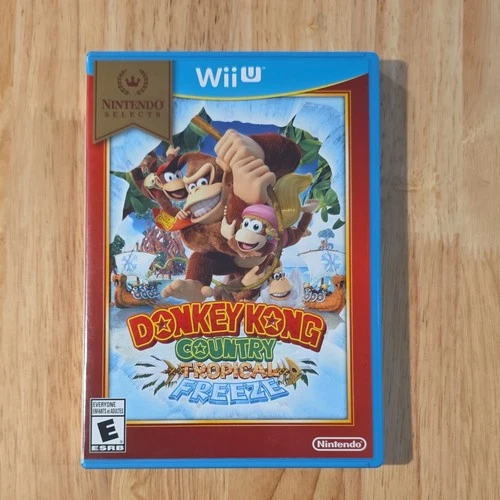 Nintendo Donkey Kong Country Tropical Freeze Wii U Manual Included Platformer