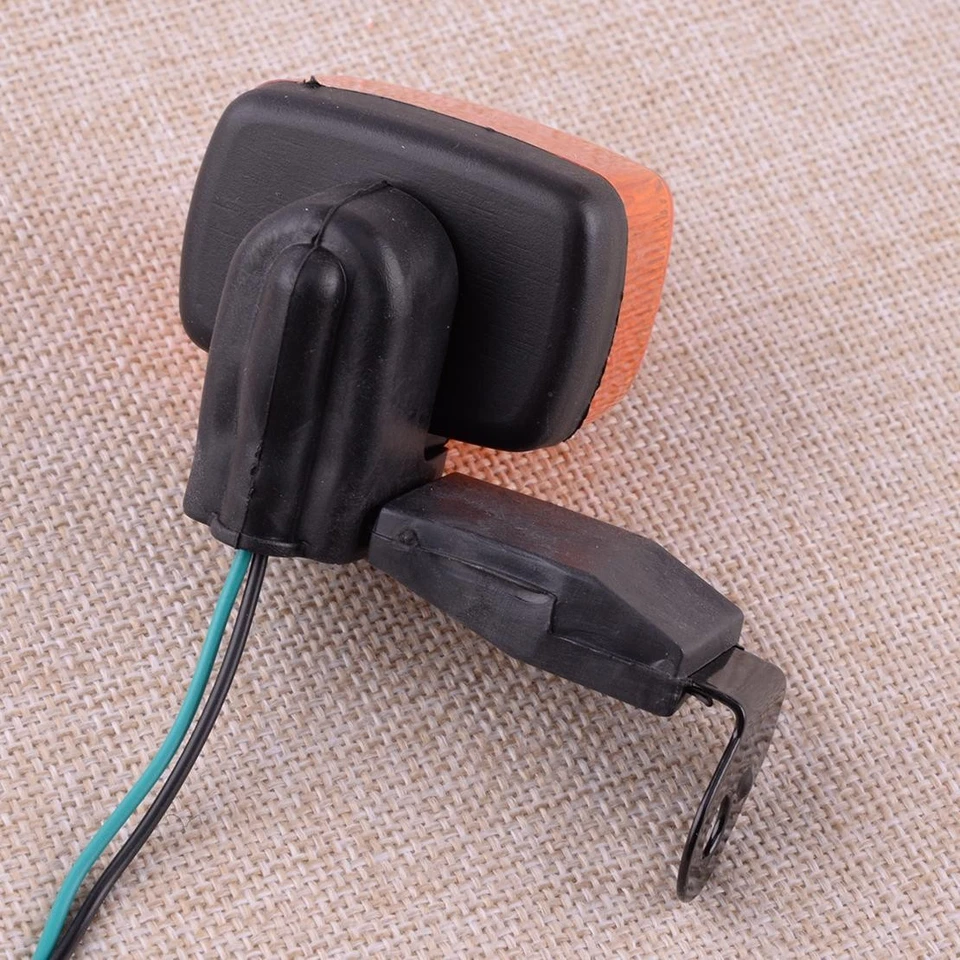 1 par de luces de señal de giro indicadoras aptas para Yamaha XT225 Honda XR250 Kawasaki Foto 4 de 4