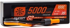 11.1V 5000mAh 3S 100C Smart G2 Hardcase LiPo Battery IC5