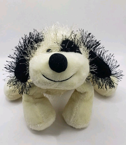 Ganz Webkinz Black & White Cheeky Dog 6" Puppy Black Spot White Plush Toy Hm 192 - Picture 3 of 10