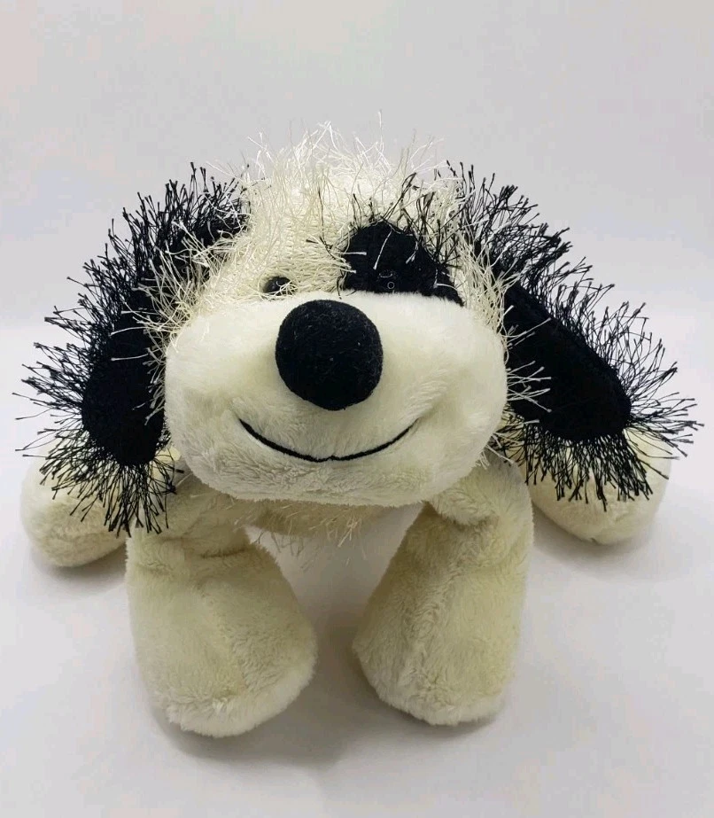 Ganz Webkinz Black & White Cheeky Dog 6" Puppy Black Spot White Plush Toy Hm 192 - Image 3 of 4
