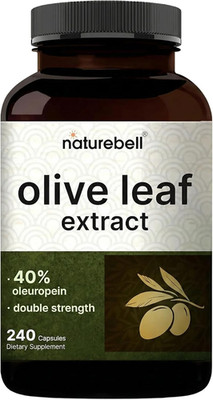 Olive Leaf Extract - 240 Capsules - High Strength 50:1 Concentrated Extract with