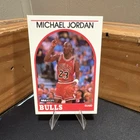 Michael Jordan 1989-90 NBA Hoops Base Set Chicago Bulls #200 Basketball Card