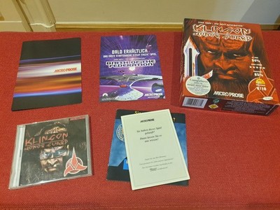 Star Trek: TNG Klingon Honor Guard (MicroProse, 1998) PC CD-ROM Big Box Sammler